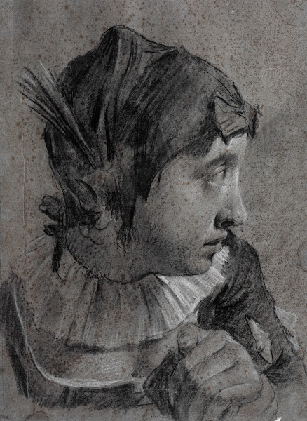 Kopf eines jungen Mädchens ca 1745