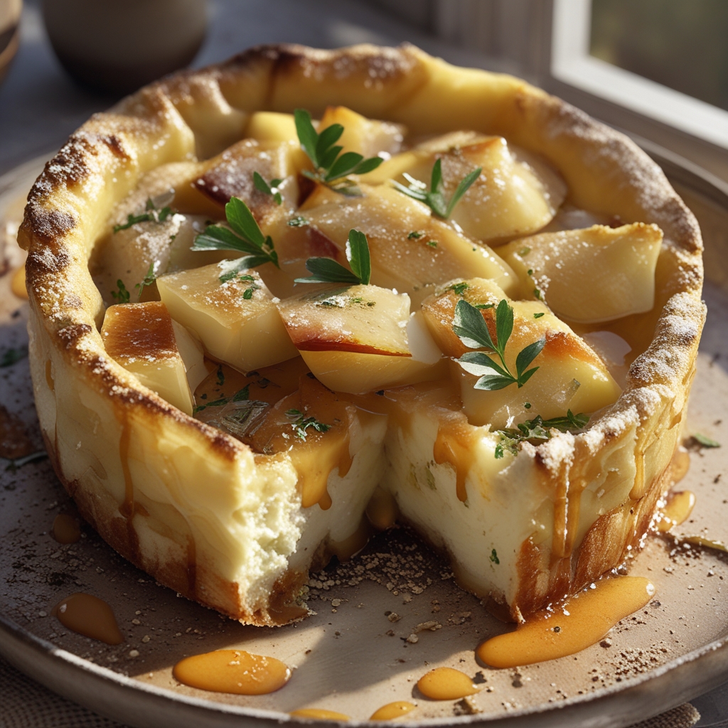 Quark-Apfel-Pfannkuchen: Easy Homemade German Apple Pancakes finished