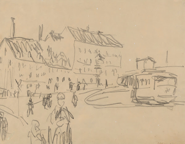Strassenbahn in Dresden 1909