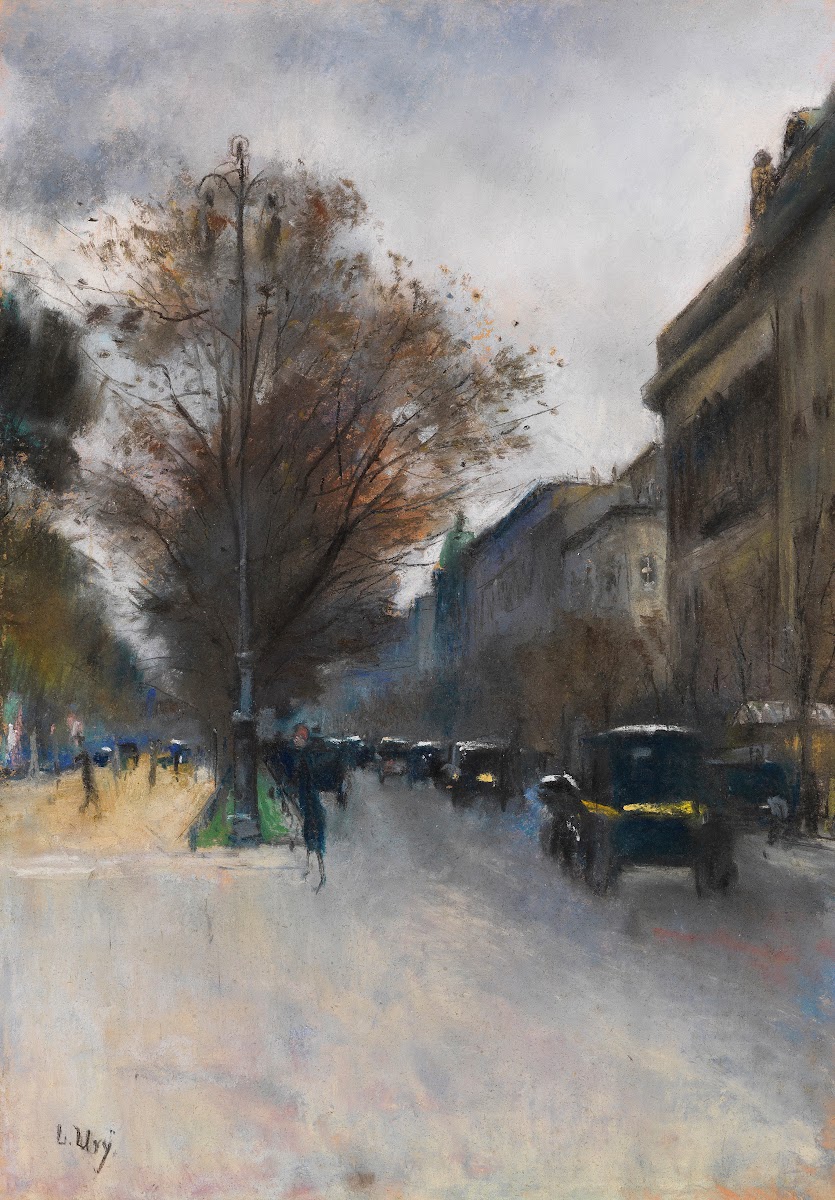 Berliner StraßEnszene Im Herbst Hotel Adlon Berlin 1920