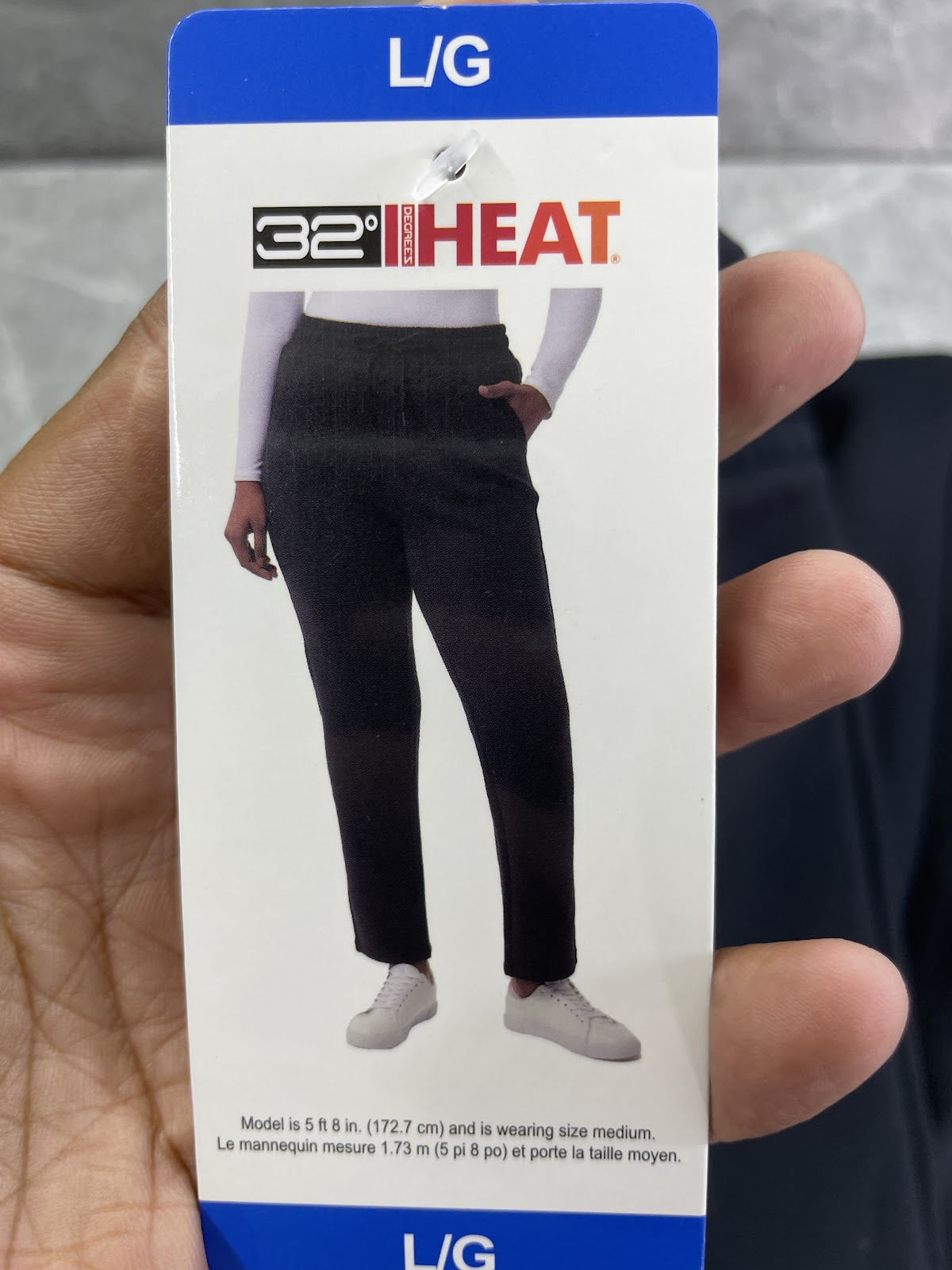 32C Jogger Black L #182