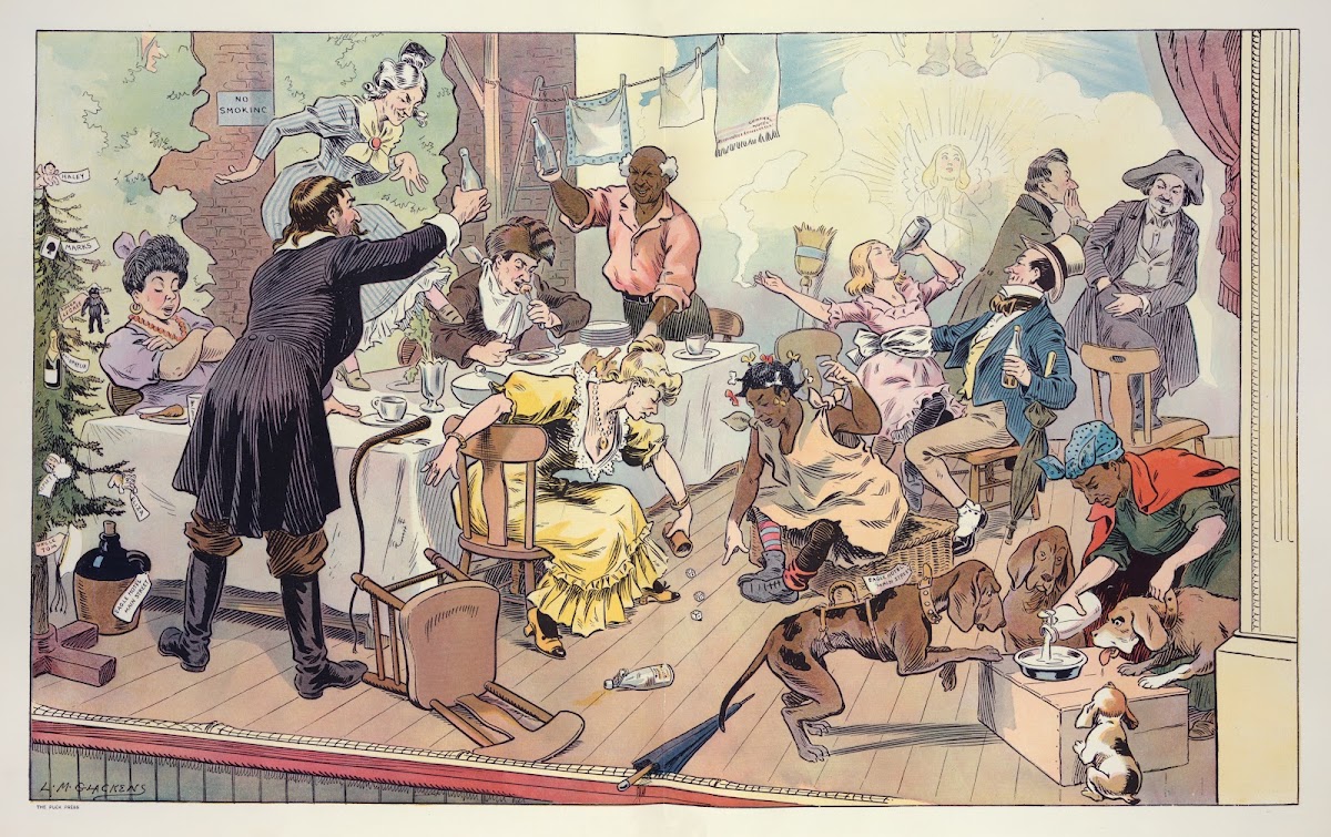 Between performances 1907