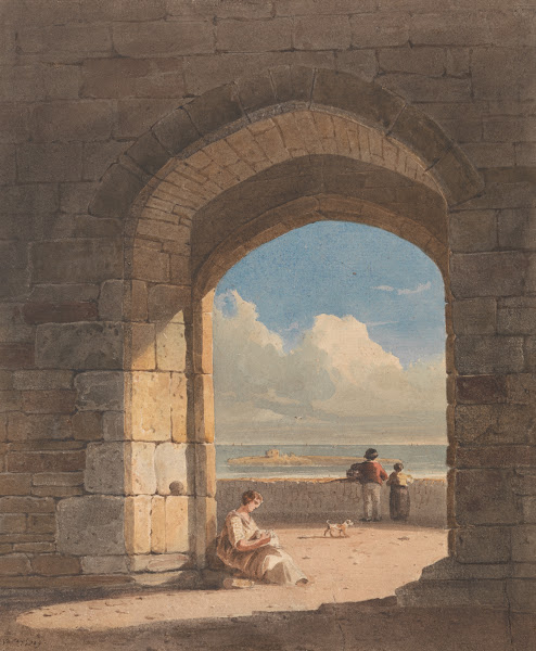 An Arch at Holy Island Northumberland 1809
