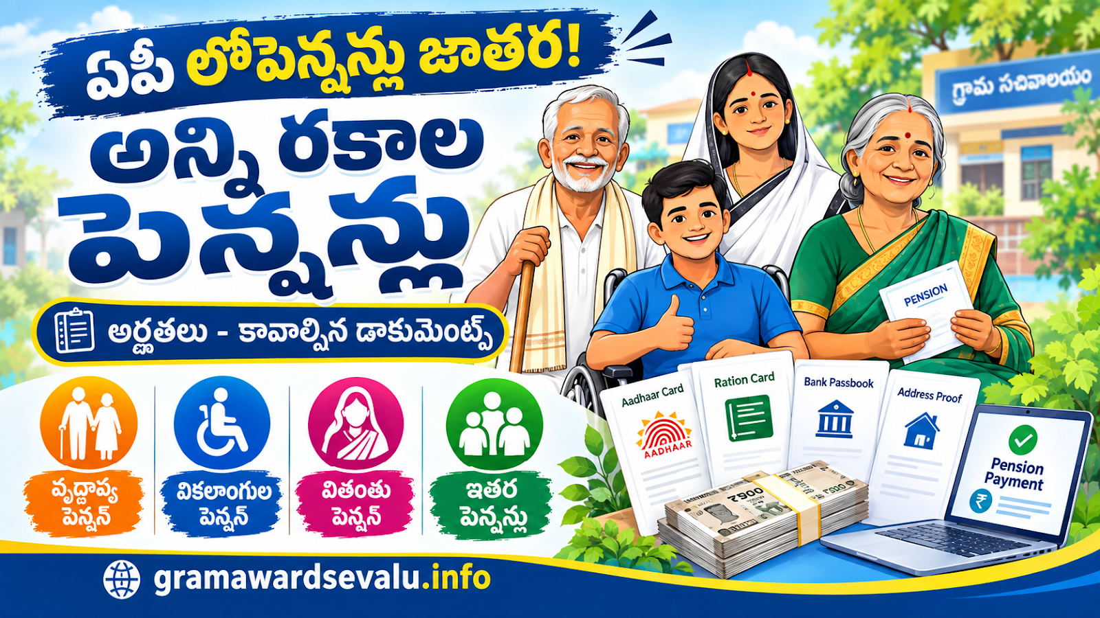 NTR Bharosa Pension Scheme Eligibility Banner