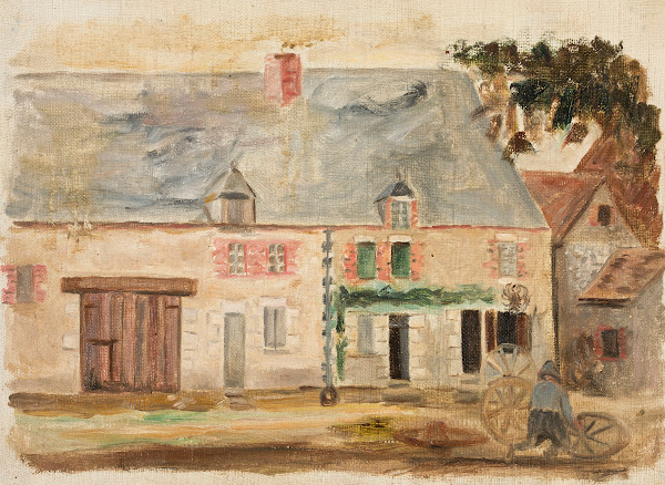 Kołodziej przed domem 1924