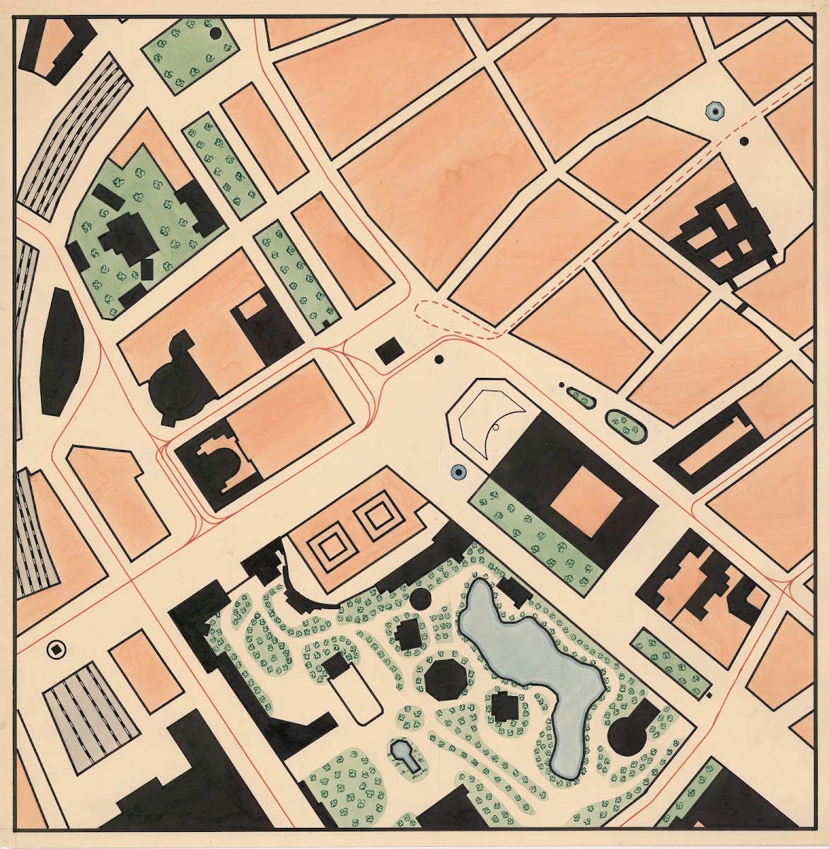 Map of City Hall Square 1900