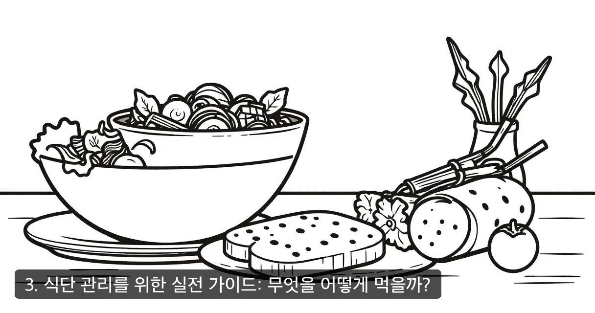 3. 식단 관리를 위한 실전 가이드: 무엇을 어떻게 먹을까?