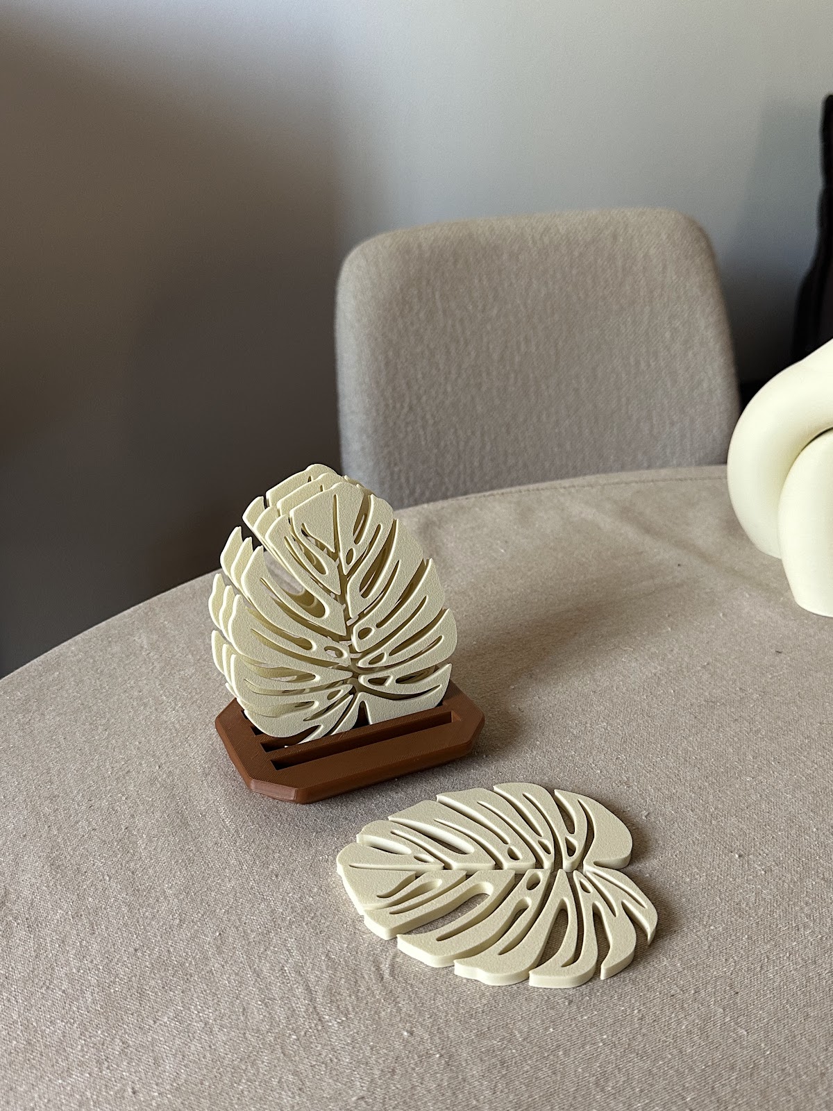 Set 4 posavasos Monstera