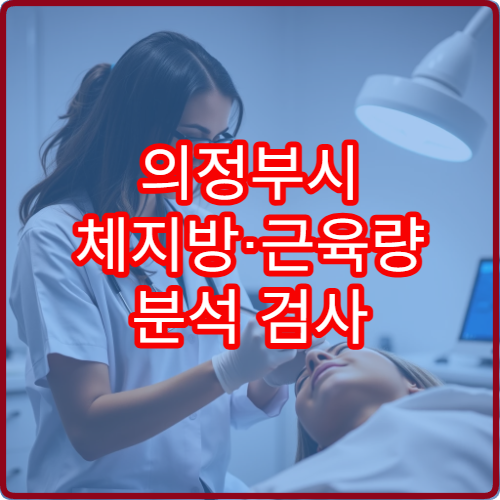 의정부시 체지방·근육량 분석 검사 가능한 건강검진 병원 정보