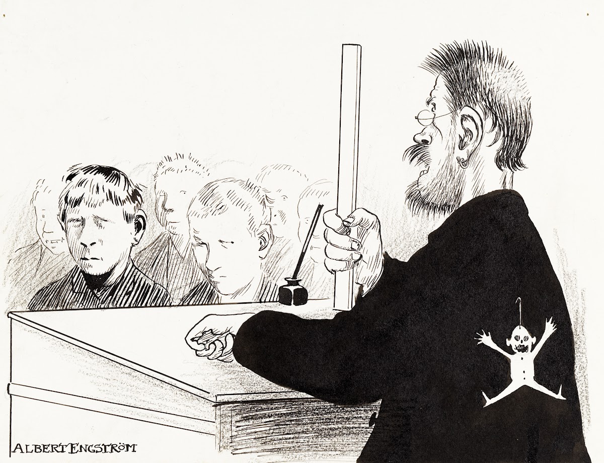 Elementary School Teacher in Askersund 1901