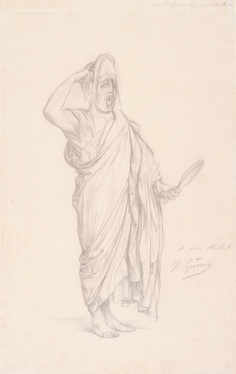Vanitas despairing figure 1863