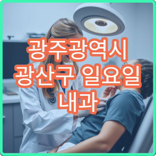 광주광역시 광산구 일요일 내과 주말 진료 병원 안내