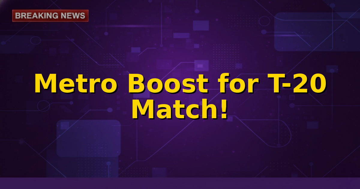 Kolkata Metro train arriving at a platform, symbolizing special services for cricket fans heading to Eden Gardens for the India-West Indies T-20 match.