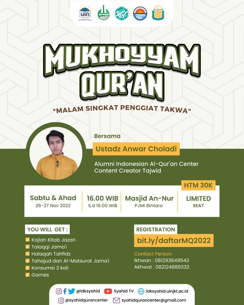 MUKHOYYAM QURAN : “Malam Singkat Penggiat Takwa”