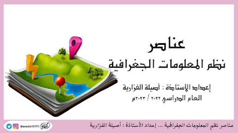 ملخص درس عناصر نظم المعلومات - جغرافيا الصف 12 الفصل 2