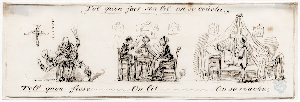 Tel quon fait son lit on se couche lijfstraf lezen ea 1840