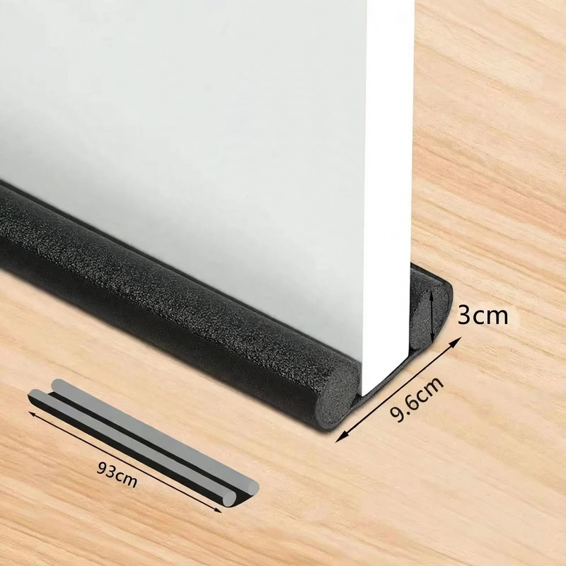 Door bottom seal, plug-in, foam padded