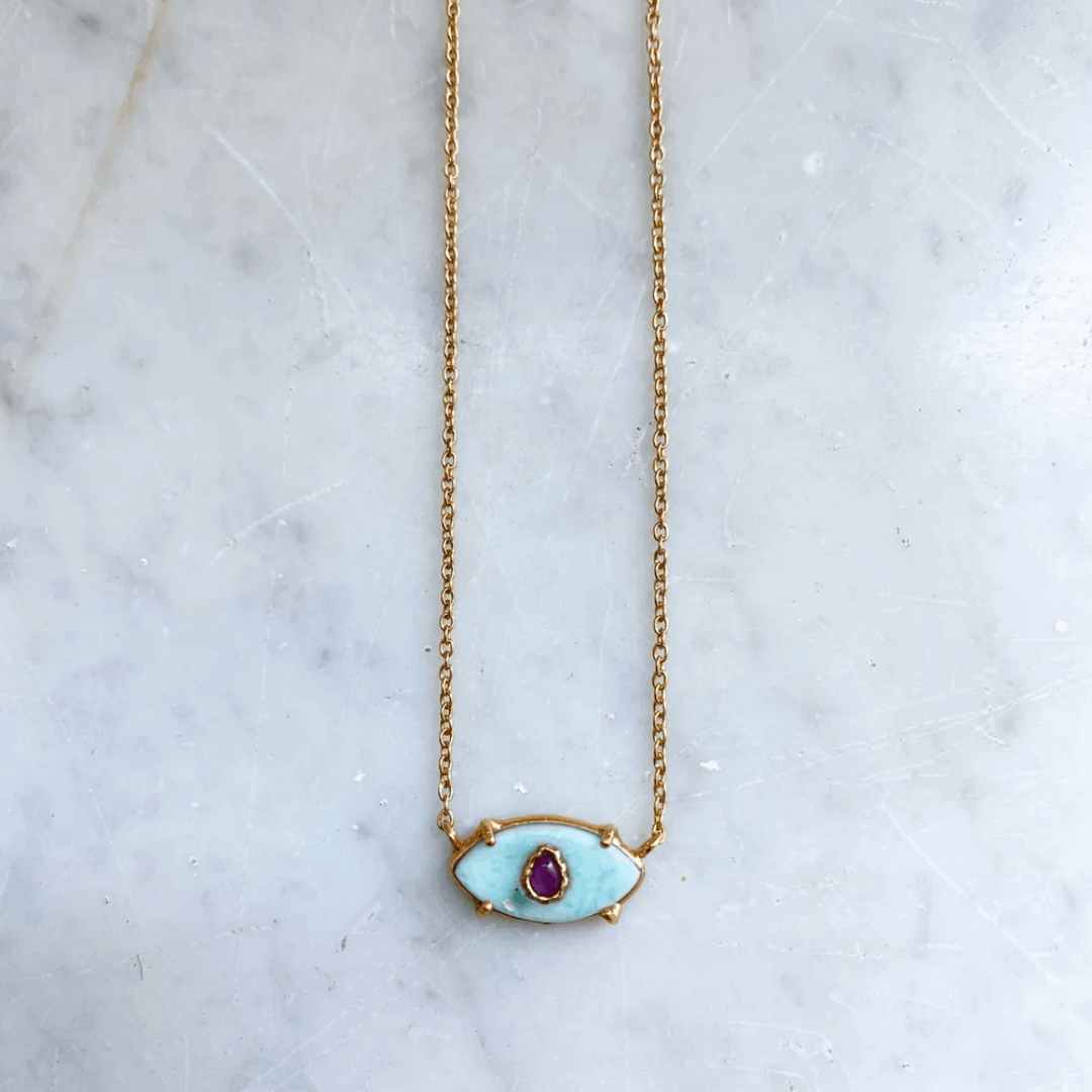 Колье Ayin baby LARIMAR