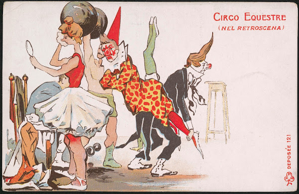 Circo Equestre nel retroscena 20th century