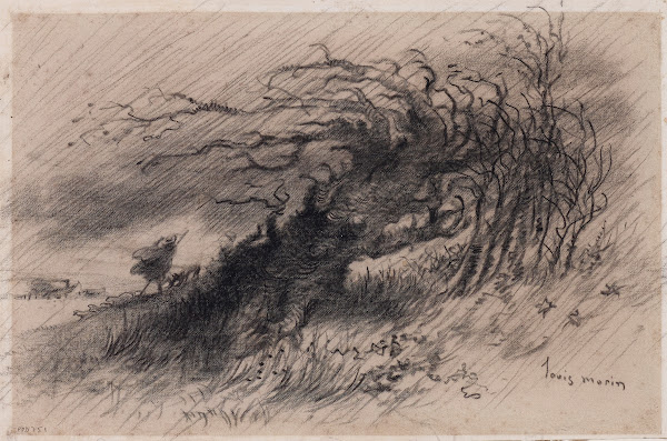 Paysage par un temps dorage