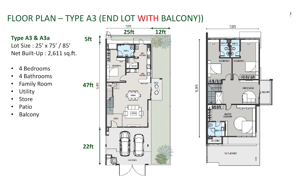 Jardin Residences 2 (Precinct 6A1) floor plan