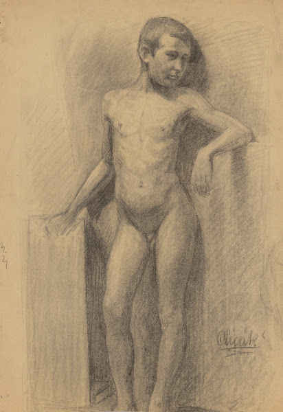 Study of Boyish Nude 19101920