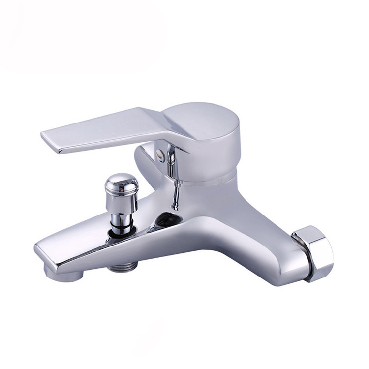 Shower mixing valve, three-part