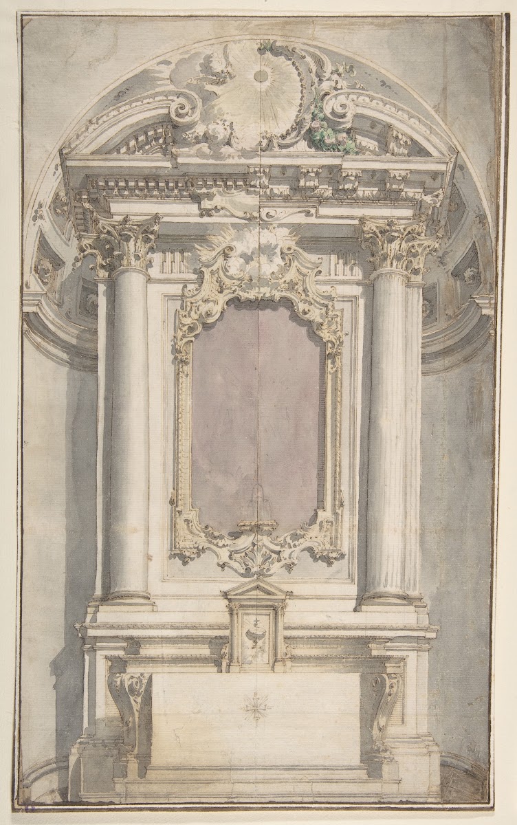 Designs for an Altar in a Niche 17351817