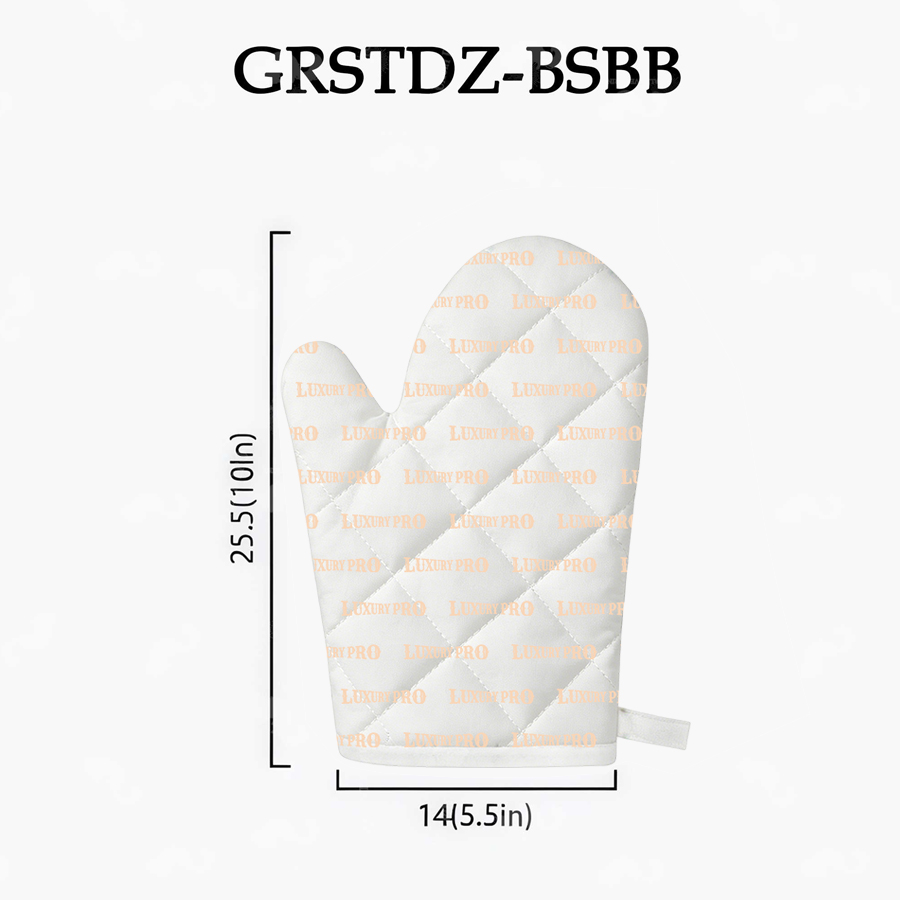 Oven mitt (single) - white binding