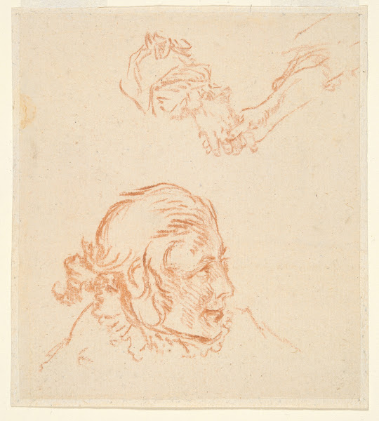 Portrait of an Actor and Study ofHands
