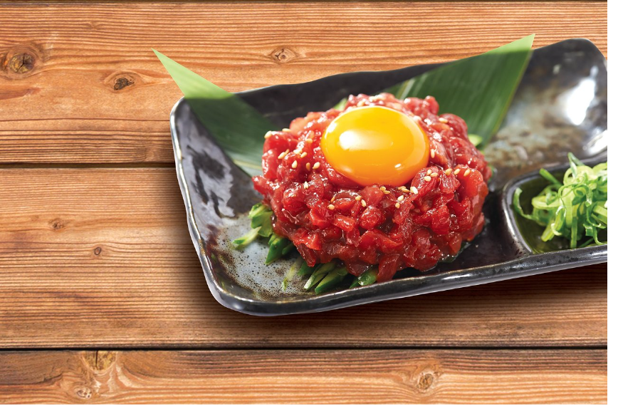 món Thịt ngựa sống kiểu Hàn quốc Yukke