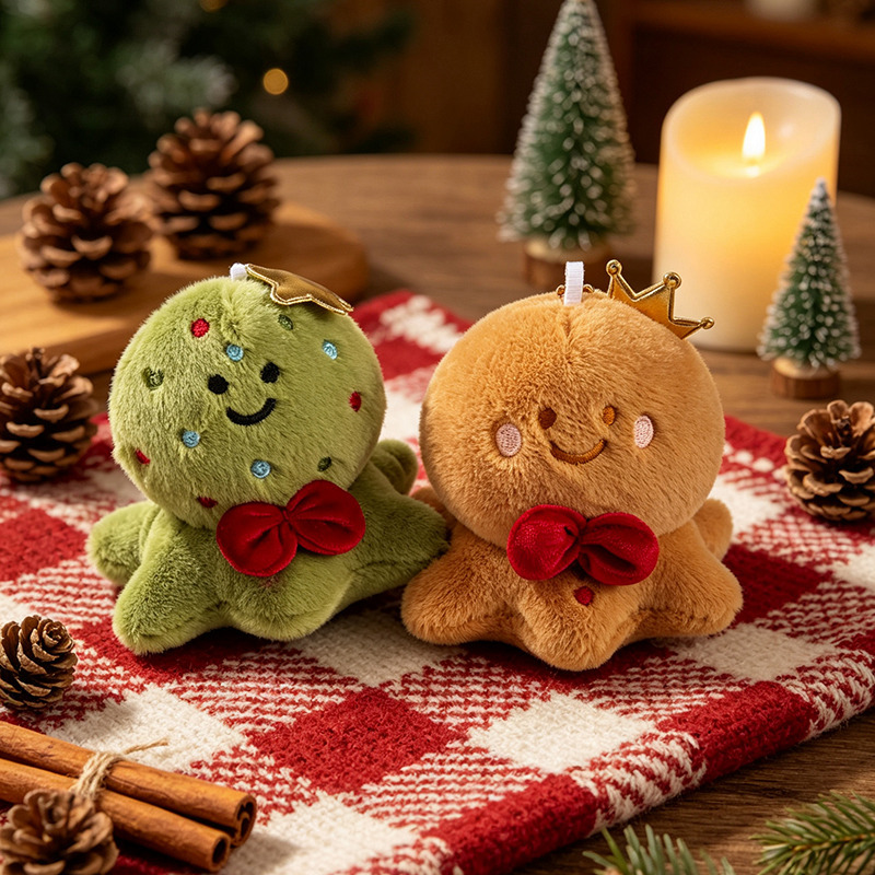 Stuffed animal Christmas figure, 13 cm, Polyester