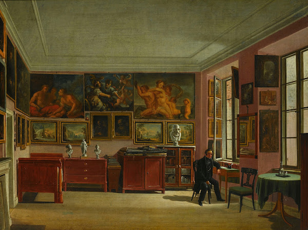 Self portrait in a room 1830