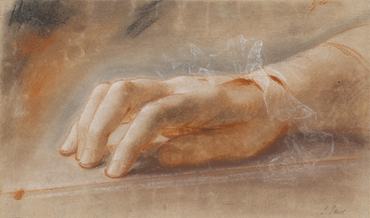 Study of a Right Hand for the Portrait of countess Anna Joachima Danneskiold Lau