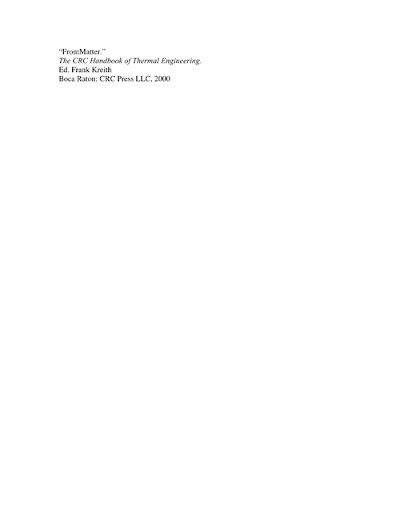 Handbook of Thermal Engineering ~ Team Tolly