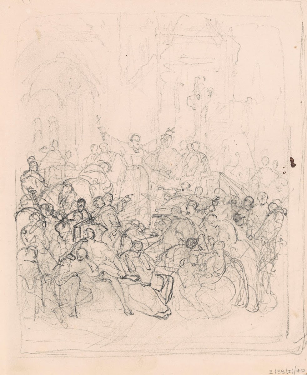 Peter the Hermit Preeching the Crusade
