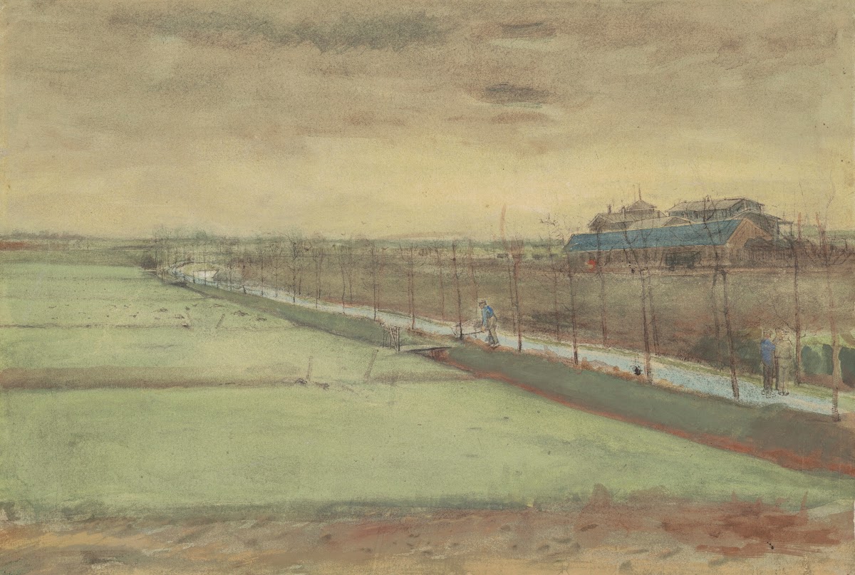 Weilanden bij Rijswijk en de Schenkweg 1882