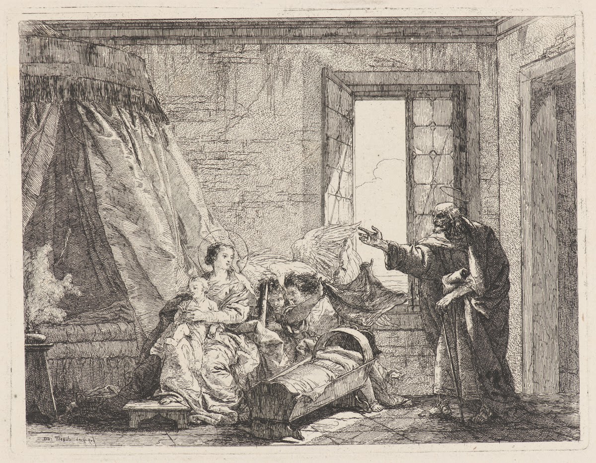 Joseph Relays to Mary Gods Command to Flee 17501753