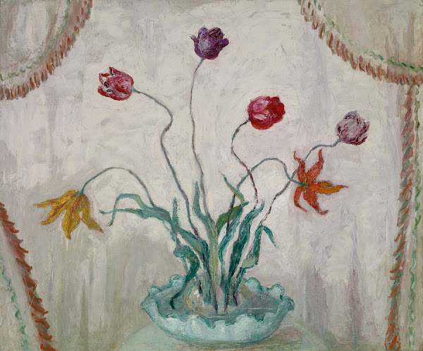 Bowl ofTulips 20thcentury
