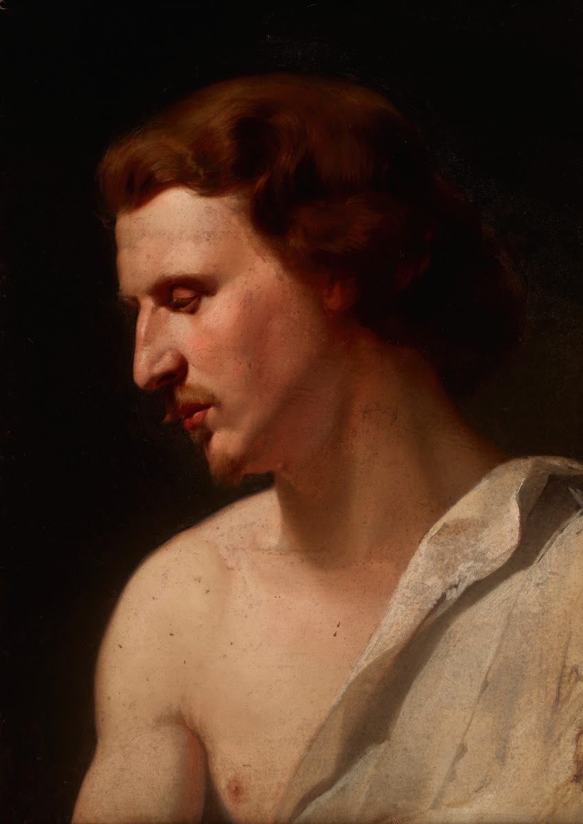 Academic study  young man 1859