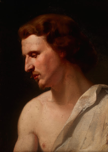 Academic study  young man 1859
