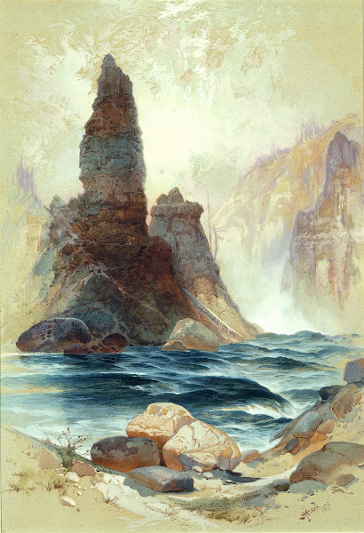 Above Tower Falls Yellowstone 1872