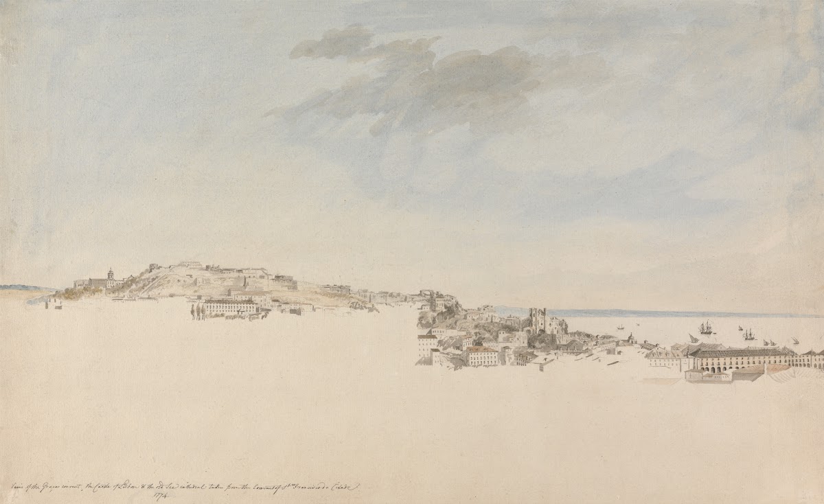 Lisbon from the Convent of St Francis da Citadel 1774