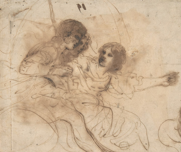 Youth in a Chariot with Attendant Young Woman ca 162123