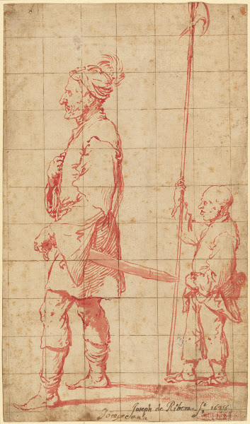 A Potentate Accompanied by His Halberd Bearer 16251630