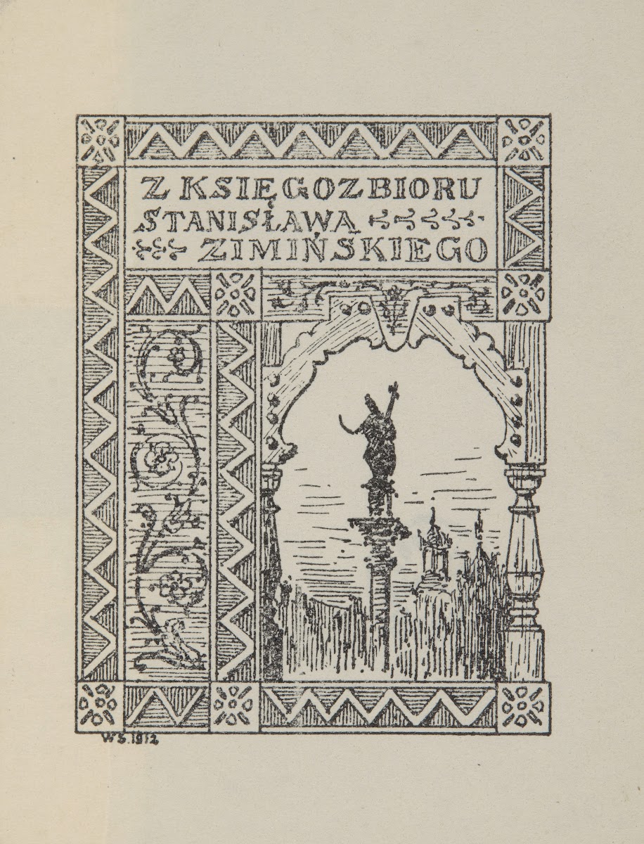 Ekslibris Stanisława Zimińskiego 1912