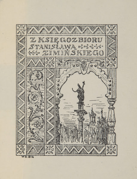 Ekslibris Stanisława Zimińskiego 1912
