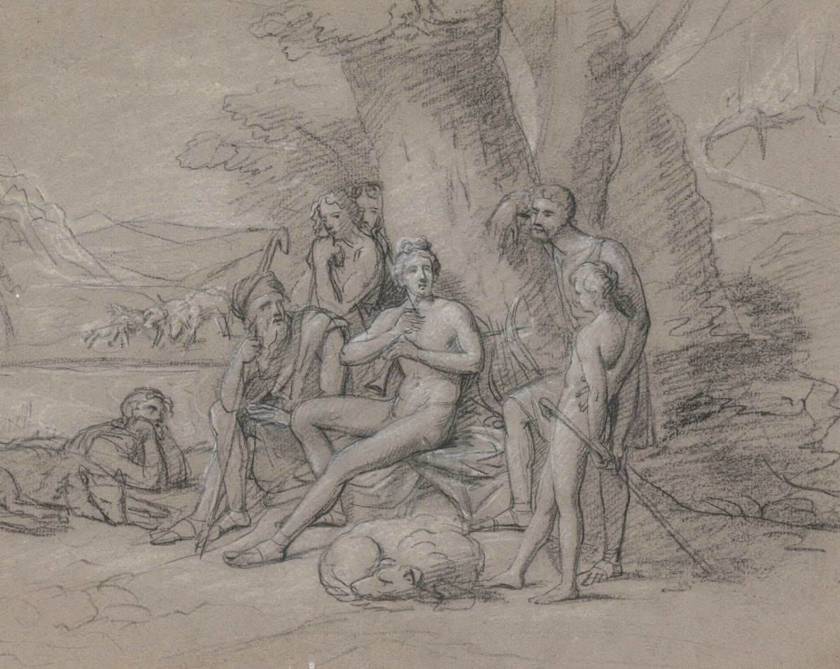 Arcadian Scene with Apollo