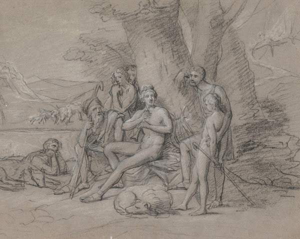 Arcadian Scene with Apollo