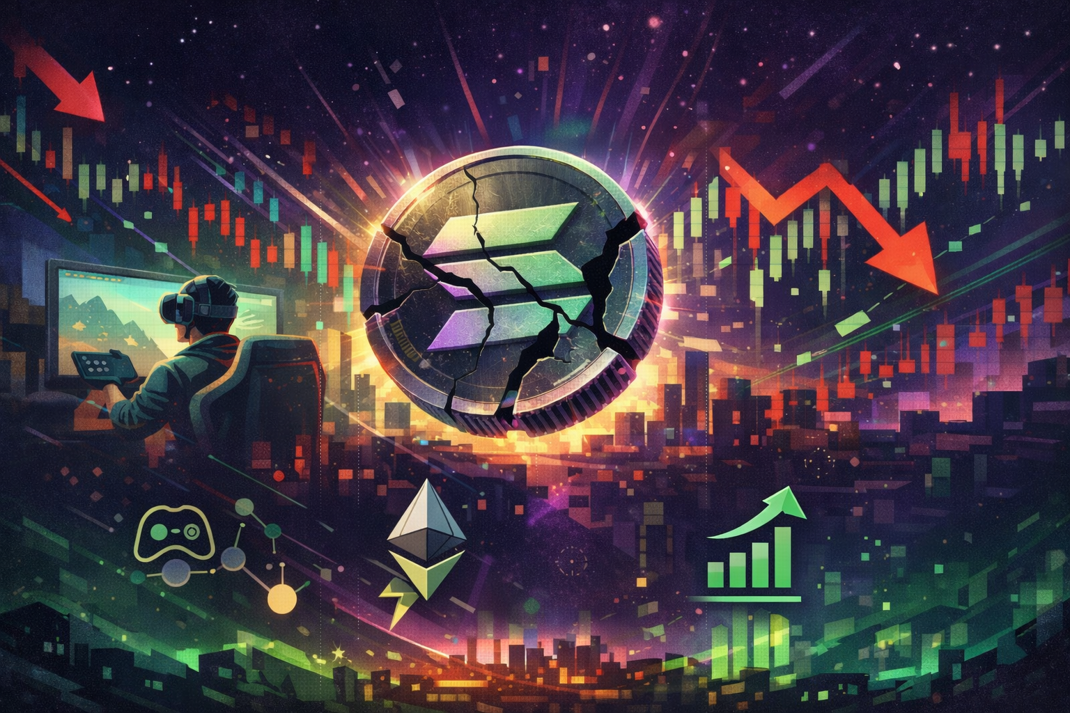 ক্রিপ্টো বাজারে ধস: ৬৭ শতাংশ দরপতনের পর সোলানা কি এখন বিনিয়োগের সঠিক সময়?